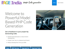 Tablet Screenshot of pageindia.com
